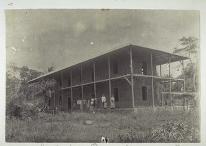 Missionshaus Bana während dem Bau