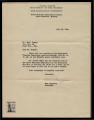 Letter from Tomi Fujimura, Secretary, to Mr. Shoji Nagumo, July 25, 1944