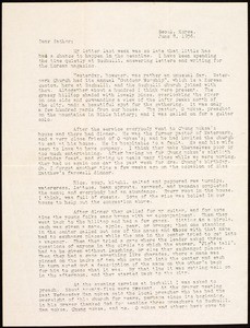 V.W. Peters, letter, 1936.6.8, Seoul, Korea, to Father, Rosemead, California, USA