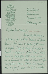 Harris Corkingham, letter, 1935-12-28, to Hamlin Garland