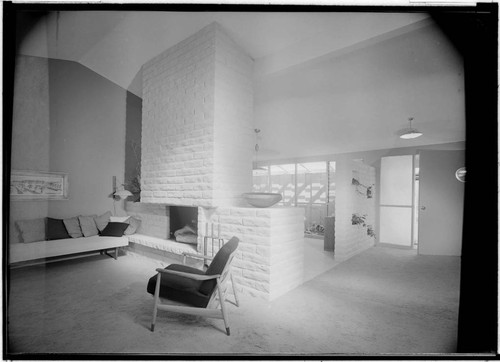 Hill, John, [residence]. Living room