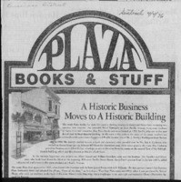 Plaza Books and Stuff: A historic business moves to a historic building