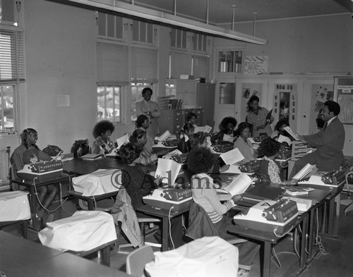 Classroom, Los Angeles, 1974