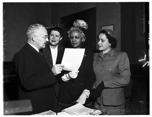 Women's Council for Better Community Relations, 1952