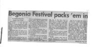 Begonia Festival packs 'em in