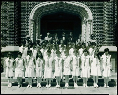 Stockton - Schools - El Dorado - Students circa 1925-1948: El Dorado June 1928 class