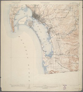 California. San Diego quadrangle (15'), 1904 (1908)
