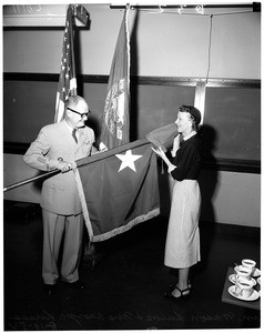 University of California, Los Angeles R.O.T.C Professor of Military Science and Tactics Promoted to Brigadier General, 1954