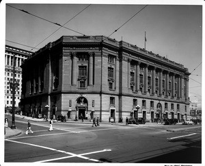 In the Civic Center of Downtown Los Angeles, Post Office Government Building on the corner of Temple Street and North Main Street