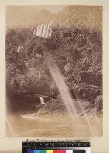 View of Rouna Falls, Laroki river, Papua New Guinea, ca.1890