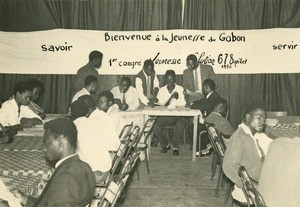 Youth conference, in Libreville, Gabon