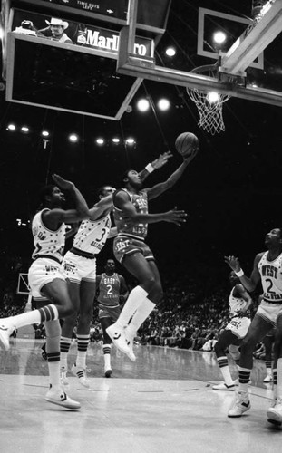 NBA Game at The Forum, Los Angeles, 1983