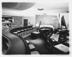 Cocktail lounge at the Rose Bowl, Santa Rosa, California, 1959