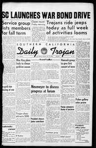 Southern California Daily Trojan, Vol. 36, No. 10, November 20, 1944