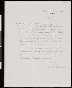 Arnold Bennett, letter, 1925-06-26, to Hamlin Garland