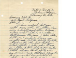 Letter from M. [Masaharu] Kozai to Dominguez Estate Company, January 20, 1942