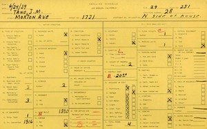 WPA household census for 1721 MORTON, Los Angeles