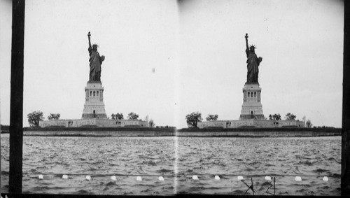 Goddess of Liberty from the Sea. New York Harbor