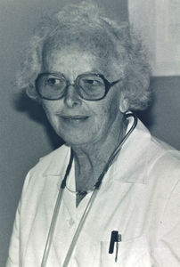Ellen Margrethe Christensen, b. 1920. Nursing training, 1942-45. Course at the Parish Folk High