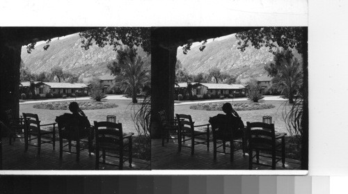At the Desert Inn, Palm Springs, California