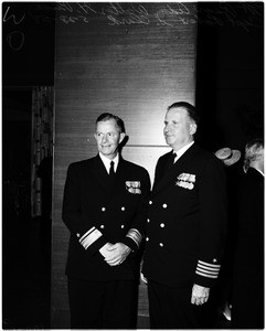 New Commander of United States Naval Base in Los Angeles, 1958