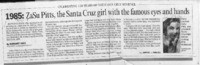 1985: ZaSu Pitts, the Santa Cruz girl with the famous eyes and hands