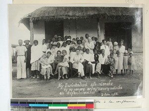 Supervisor visiting in Befandriana while travelling to Morondava. Morombe, Madagascar, 1936