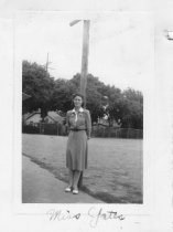 Miss Gates, Tamalpais Park School, circa 1940