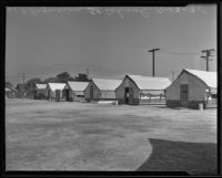 Tents that make up the school at 61st and Figueroa streets, Los Angeles County, 1935