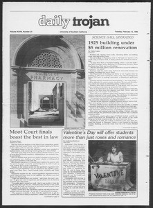 Daily Trojan, Vol. 98, No. 23, February 12, 1985