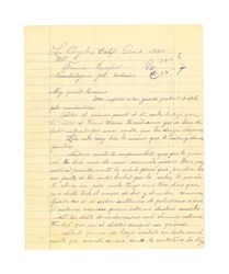 Letter from Miguel Venegas to Francisco Venegas, December 1, 1930