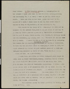 Hamlin Garland, letter, 1935?, to Harold Strong Latham