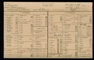 WPA household census for 530 W 52ND PLACE, Los Angeles