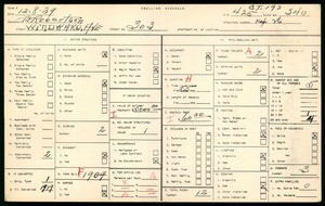 WPA household census for 303 WINDWARD AVE, Los Angeles County