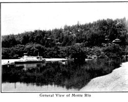 General View of Monte Rio, from postcard booklet of Monte Rio on the Russian River, California, about 1900