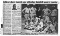 Skillicorn boys formed only all-brother baseball team in country