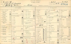 WPA household census for 1814 DALY ST, Los Angeles