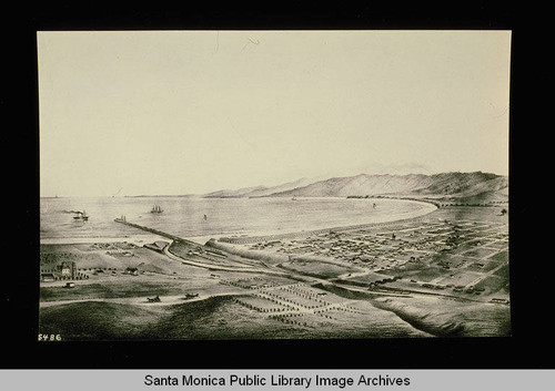 Santa Monica Bay, the Long Wharf and Independence Railroad