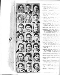 Petaluma High School class of 1934, Petaluma, California, 1934