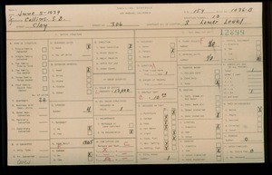 WPA household census for 306 CLAY, Los Angeles