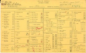 WPA household census for 453 N GRAND, Los Angeles