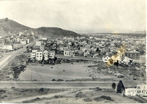 [View of the Sunset District from 7th Avenue and Lawton Street]