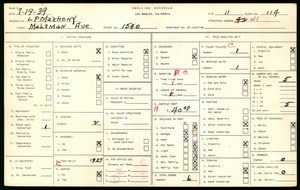 WPA household census for 1540 MALTMAN AVENUE, Los Angeles