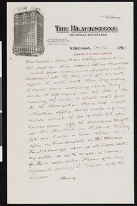 Irving Bacheller, letter, 1916-11-13, to Hamlin Garland