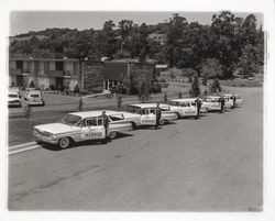 KSRO news automobiles, Santa Rosa, California, 1960