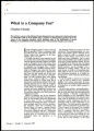 Article by Charles Handy on why companies exist