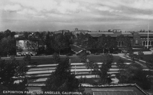 Postcard of Exposition Park
