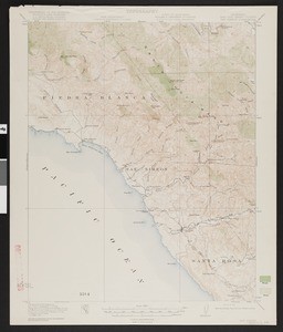 California. San Simeon quadrangle (15'), 1919