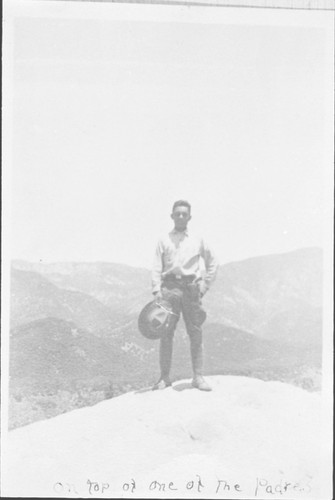 Charlie Ruiz on a Mountain Peak