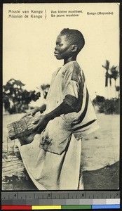 Young muscian, Congo, ca.1920-1940